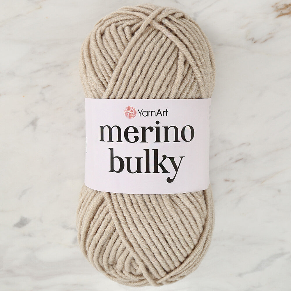 Yarnart Merino Bulky Bej El Örgü İpi - 033